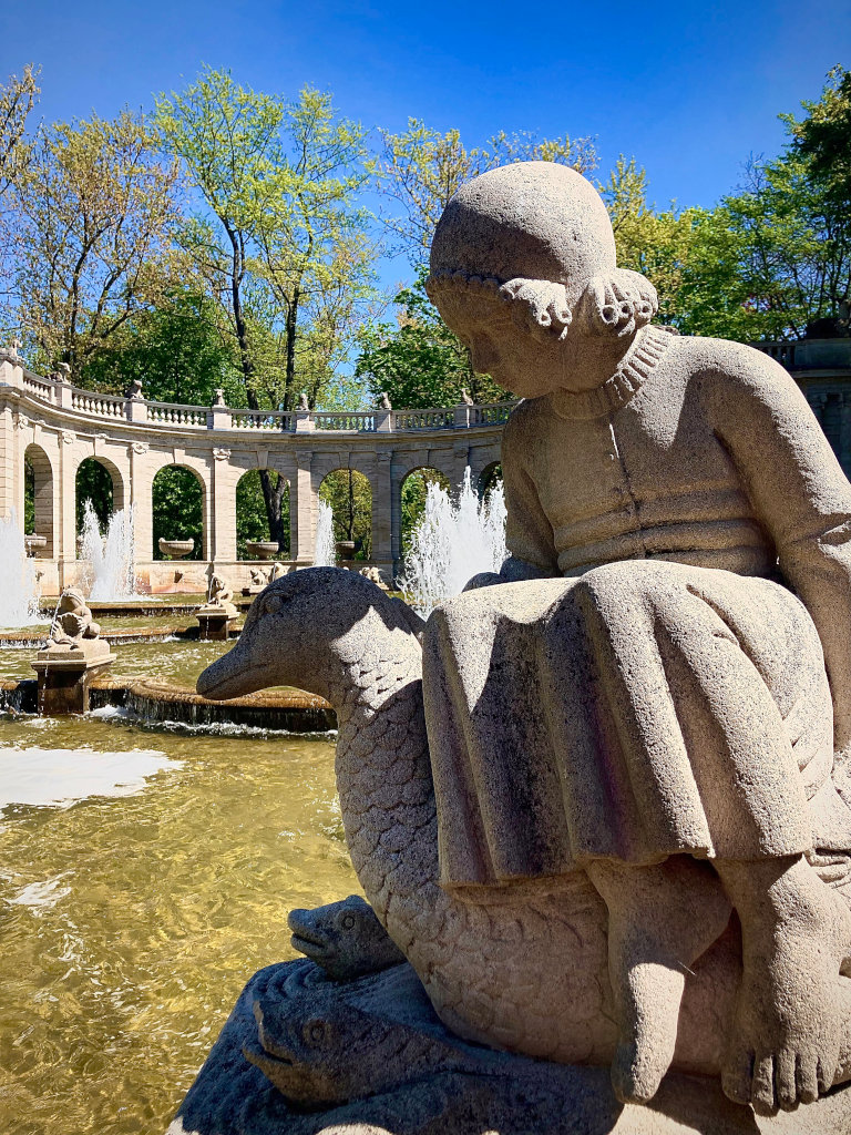 Fairytale Fountain in Volkspark Friedrichshain.