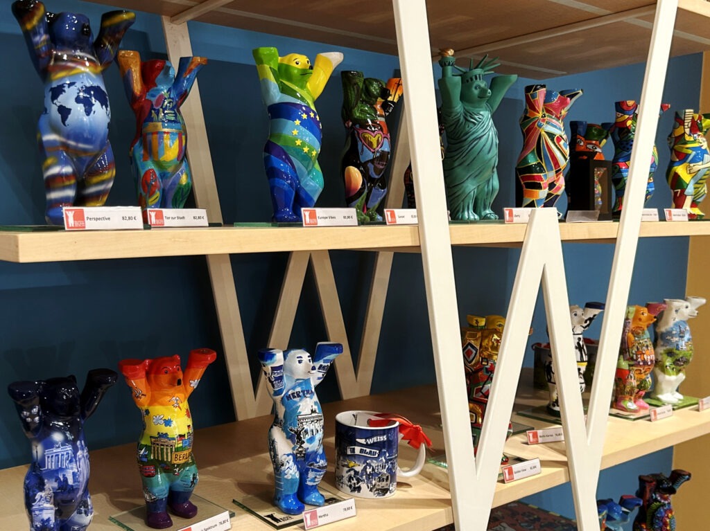 Buddy Bear figurines.