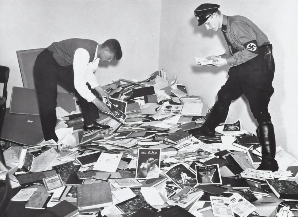 The looting of the library at Institut für Sexualwissenschaft on May 6th, 1933.