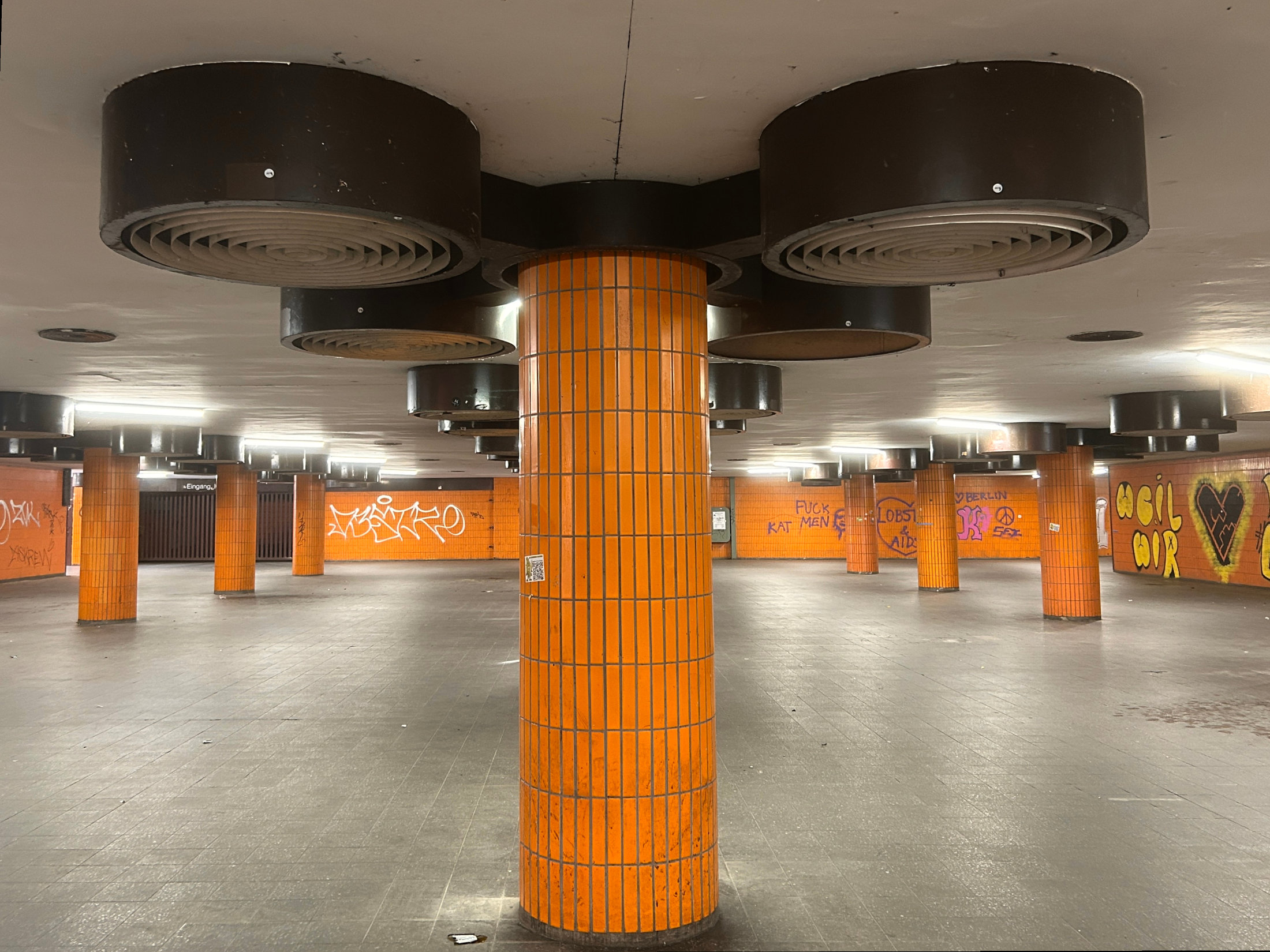 Messedamm Tunnel in Westend, Berlin.