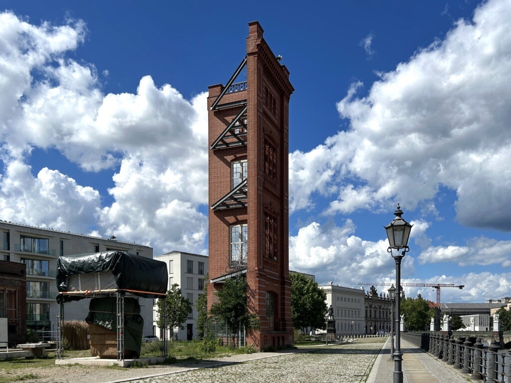 The reconstruction of the Building Academy in Berlin.