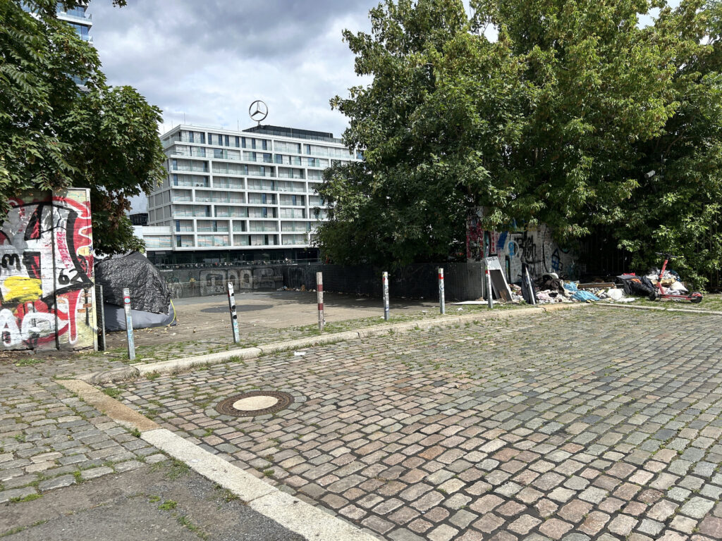 End of Brommystraße, Berlin.