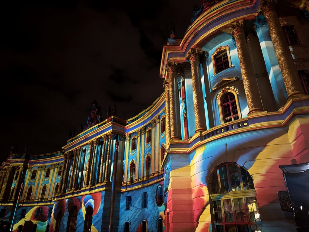 Bebelplatz during Festival of Lights 2025.