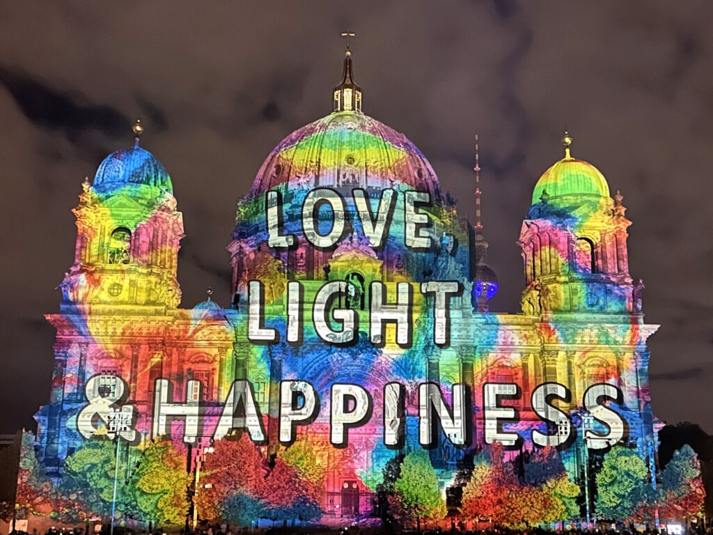 The Berliner Dom at Festival of Lights.