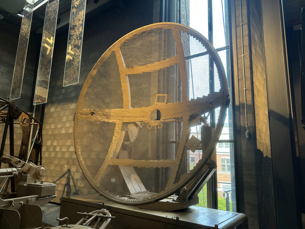 The Mannheim radar antenna at Technikmuseum, Berlin.