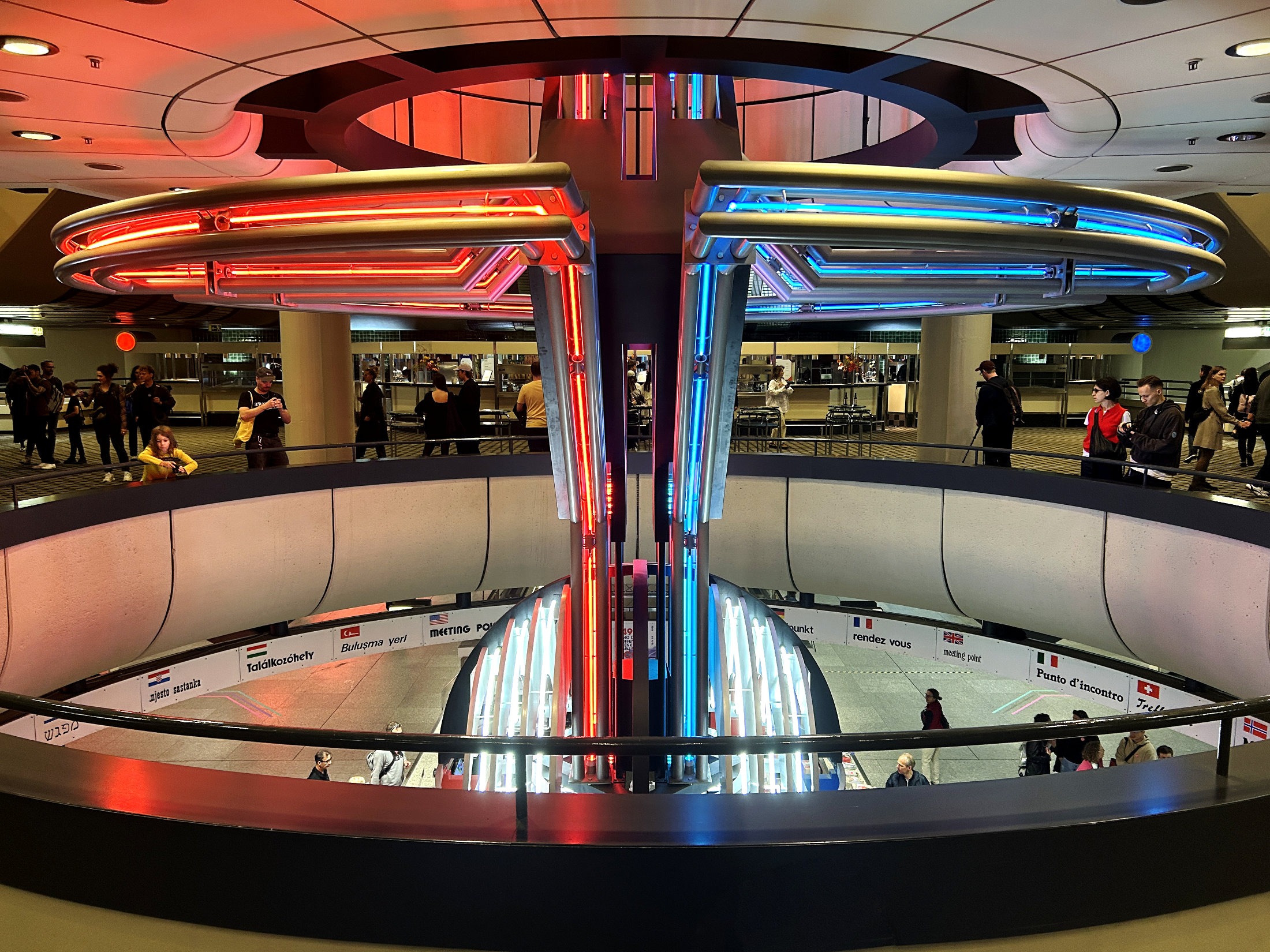 The lounge at ICC Berlin.