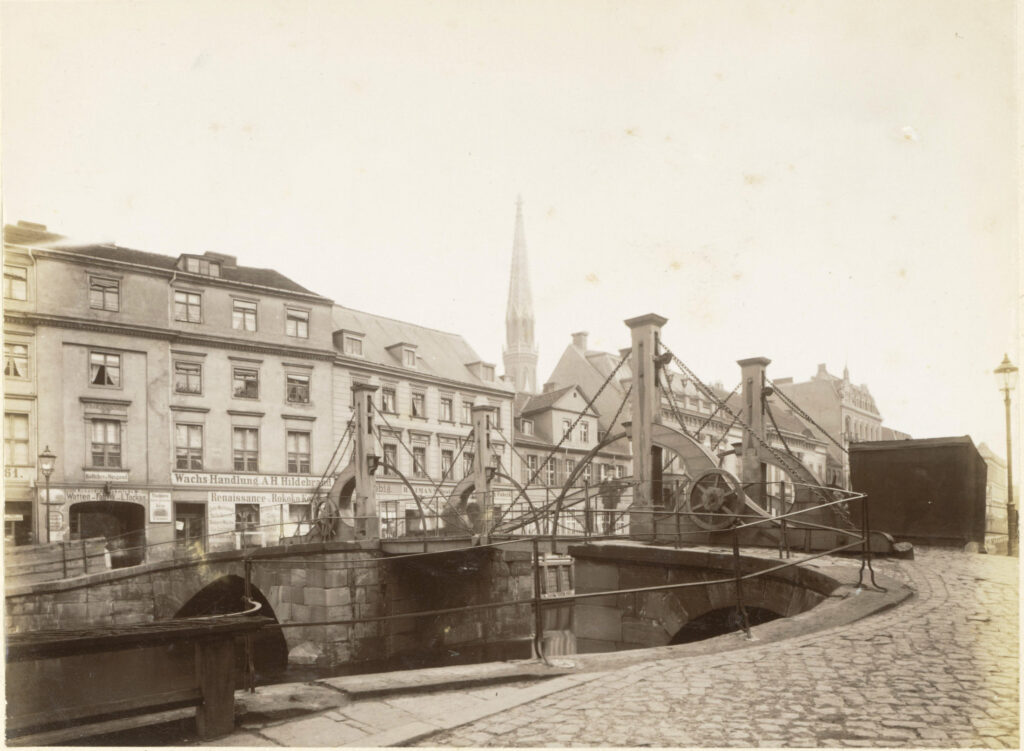 Jungfernbrücke 1886-1892