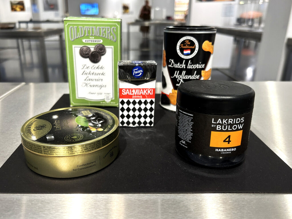 Salt licorice at the Disgusting Food Museum in Berlin.