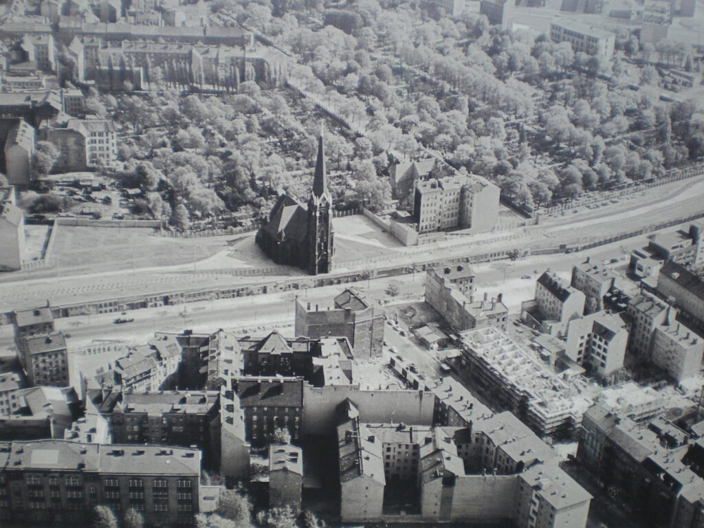 The Church of Reconciliation on the death strip.