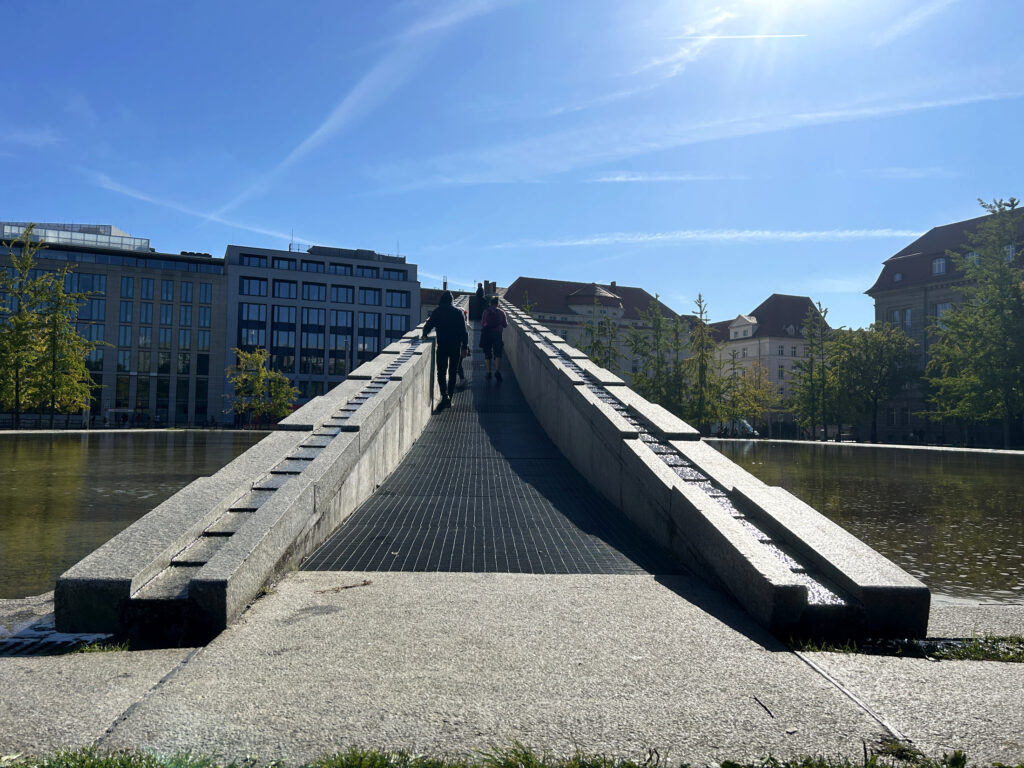 The Sunken Wall from the back side.