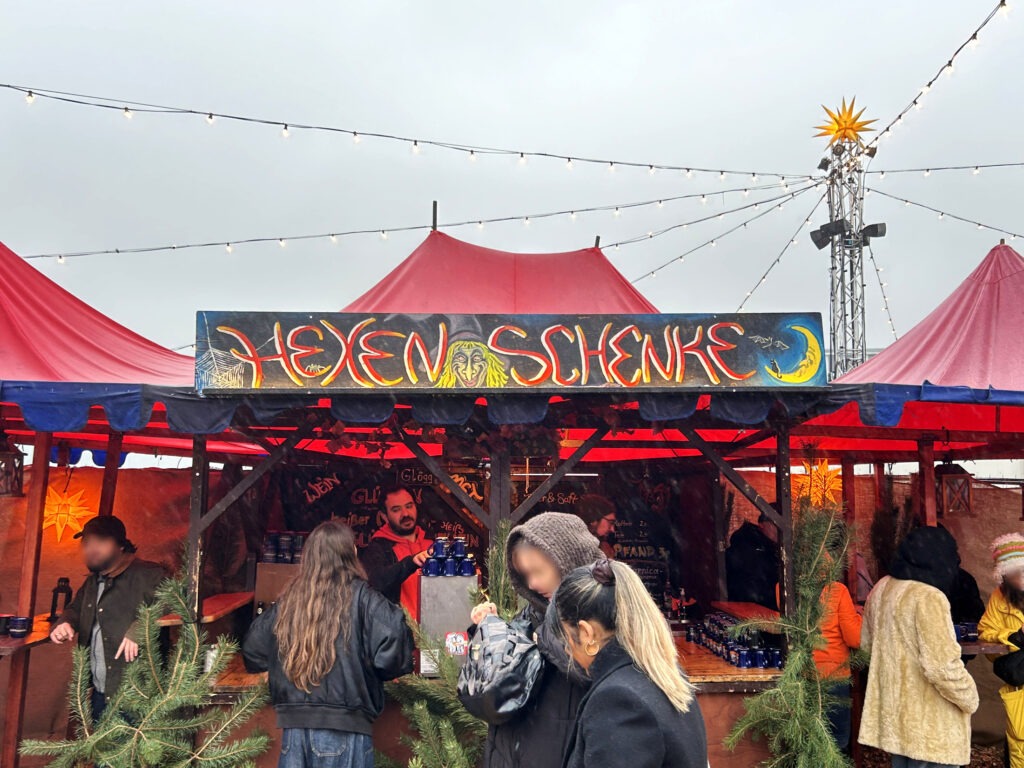 Hexen Schenke is just one stand where you can buy Glühwein.