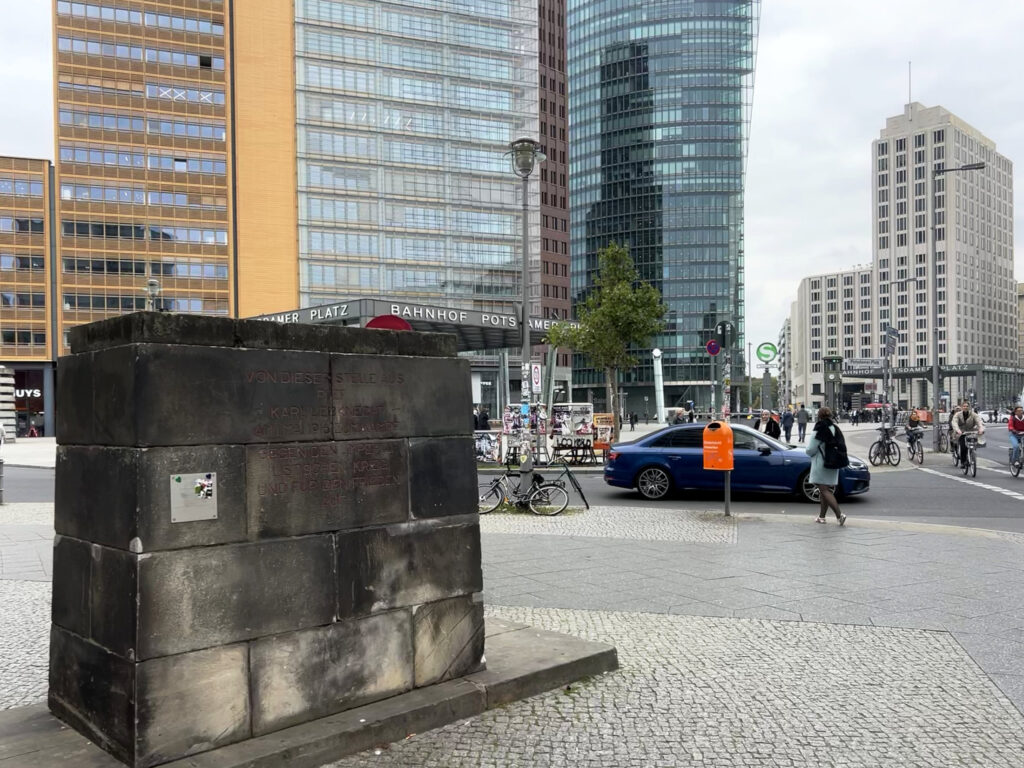 Karl Liebknechts grundsten i 2025.