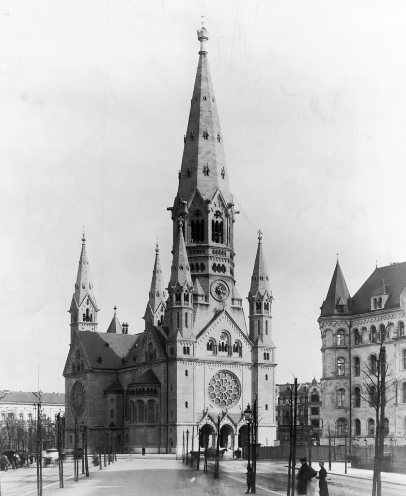 Kaiser Wilhelms mindekirke i 1895.