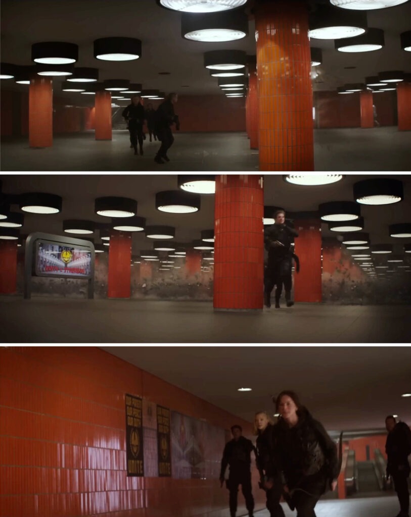 Kollage fra The Hunger Games.