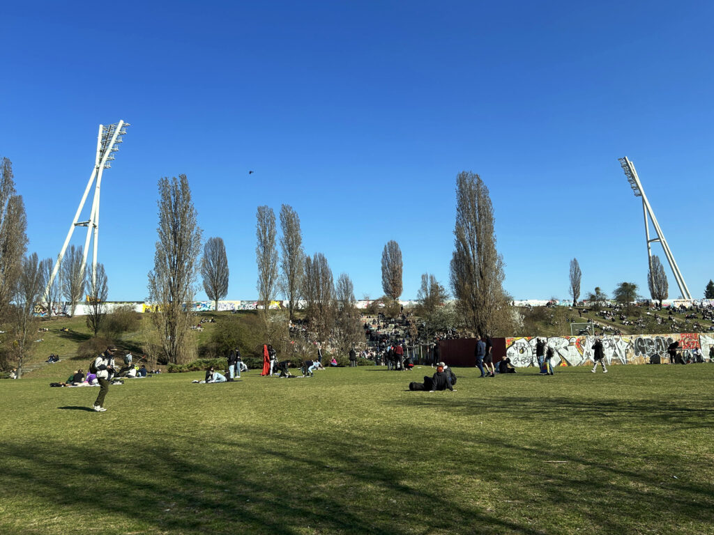 Mauerpark in Berlin.