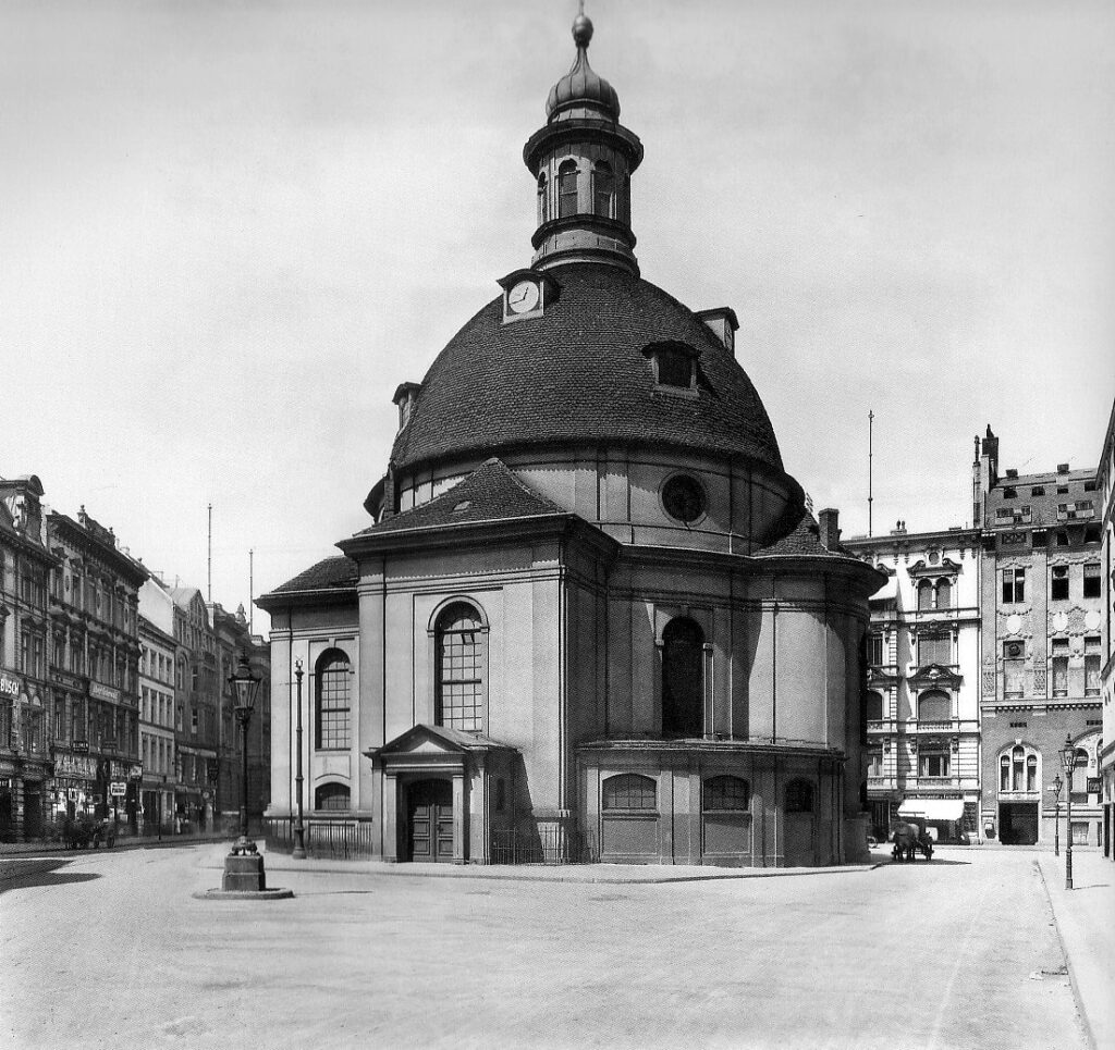 The Bohemian Bethlehem Church in 1910.