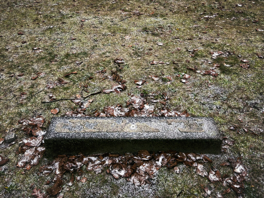 This is the anonymous grave of Reinhard Heydrich.